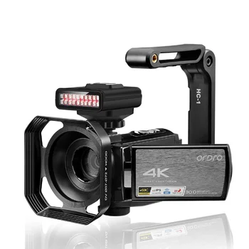Видеокамера 4K UHD с подсветкой Super IR ночного видения Видеокамера для видеосъемки ночных сцен на YouTube