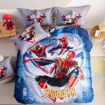 Новый Детский комплект постельного белья Marvel 