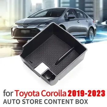 Для Toyota Corolla 2019-2023 Автомобильный Подлокотник Коробка Органайзер Для Хранения Держатель Чехол Для Уборки Контейнер Лоток Для Укладки E4W3