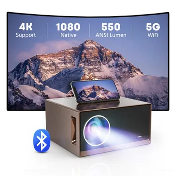 XIDU S1 Новый Проектор 4k ЖК-Видеопроектор 12000 Люмен Full HD 1080P Smart Android 9,0 WIFI СВЕТОДИОДНЫЙ Проектор для домашнего Кинотеатра Proyector